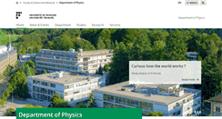 Desktop Screenshot of physics.unifr.ch