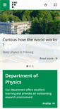 Mobile Screenshot of physics.unifr.ch