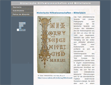 Tablet Screenshot of paleography.unifr.ch